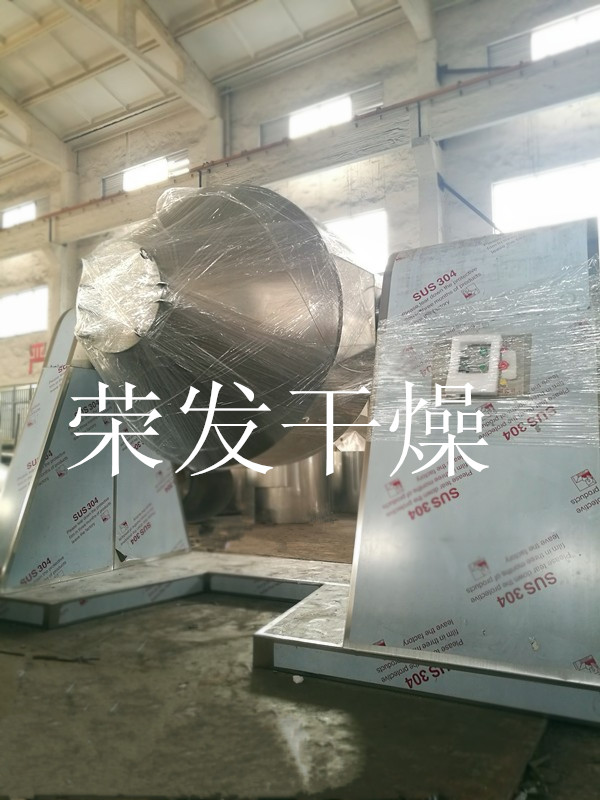 双锥混合机生产完毕，打包发往厦门